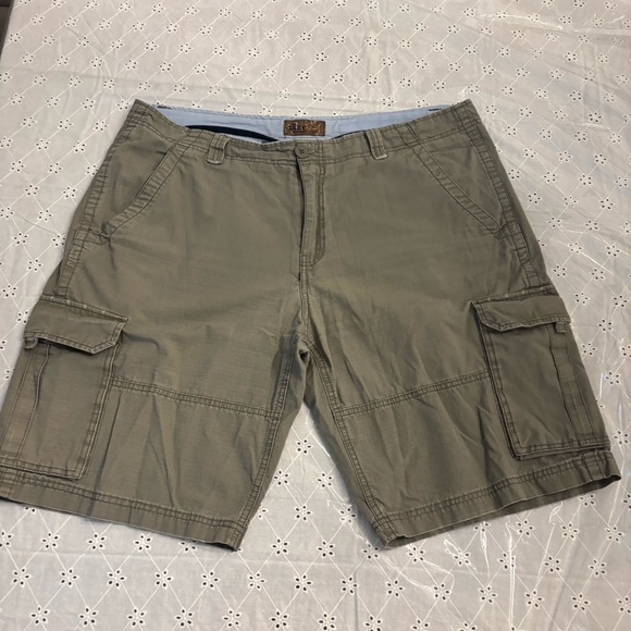 Men's Gray Safari Cargo Shorts Size 40 - Picture 1 of 12